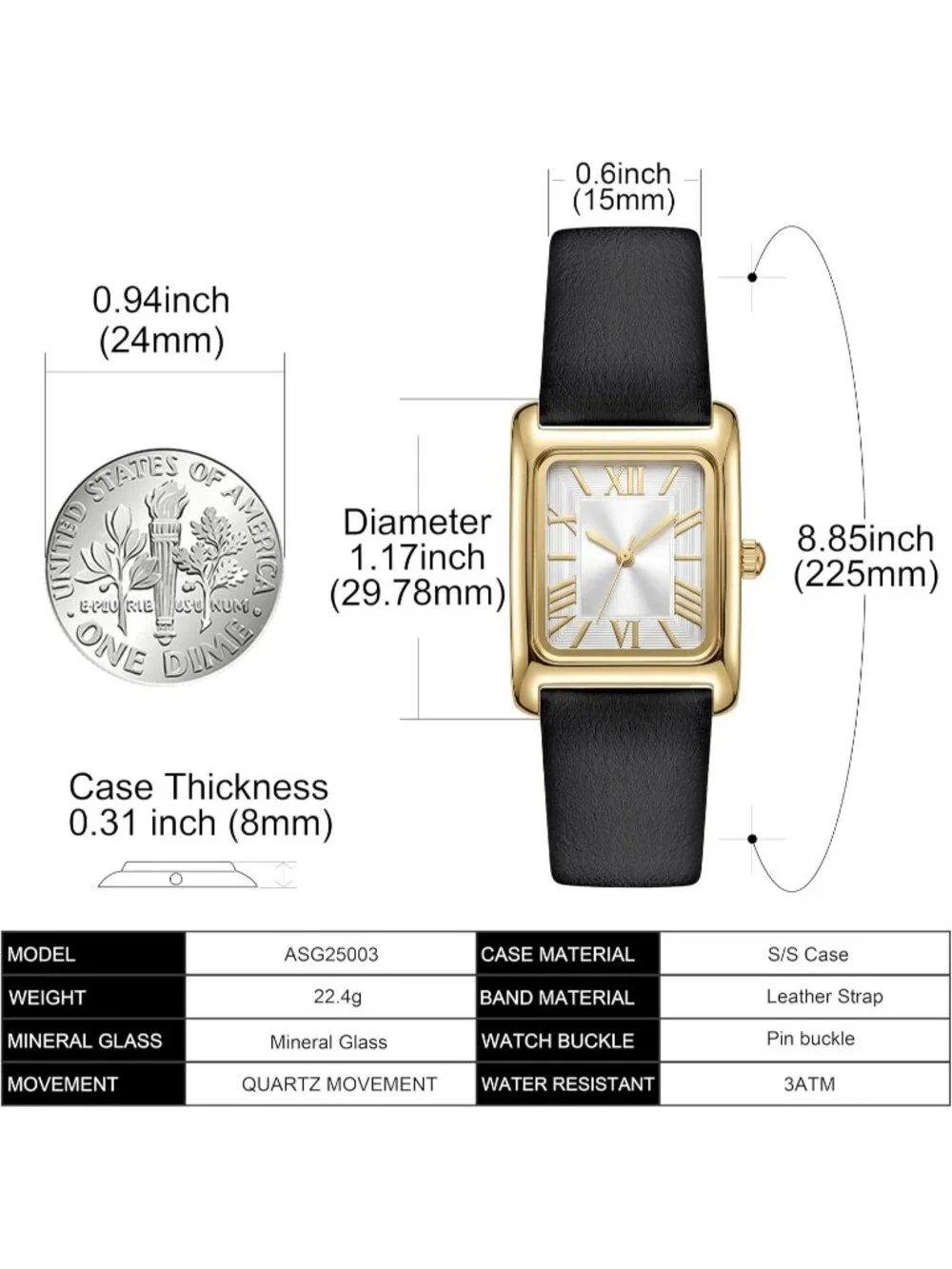 N/A rectangular dial